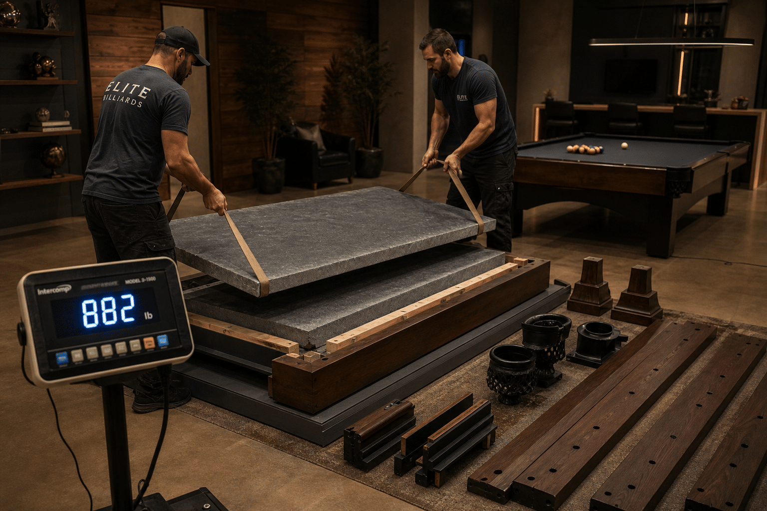 How Much Does a Pool Table Weigh